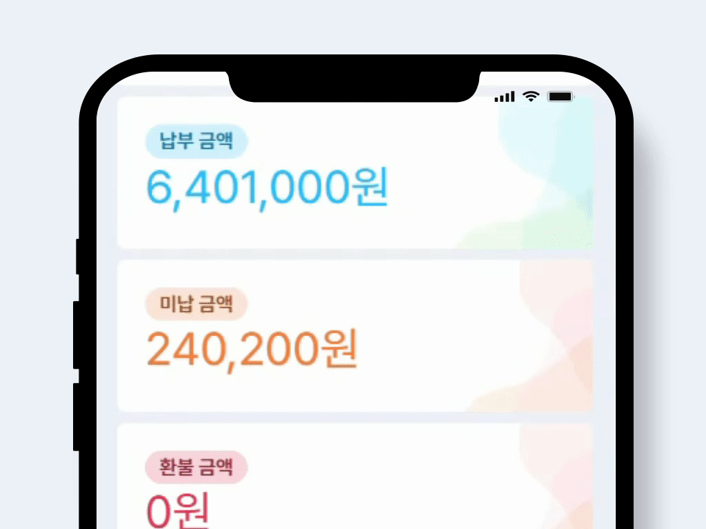모바일 대시보드